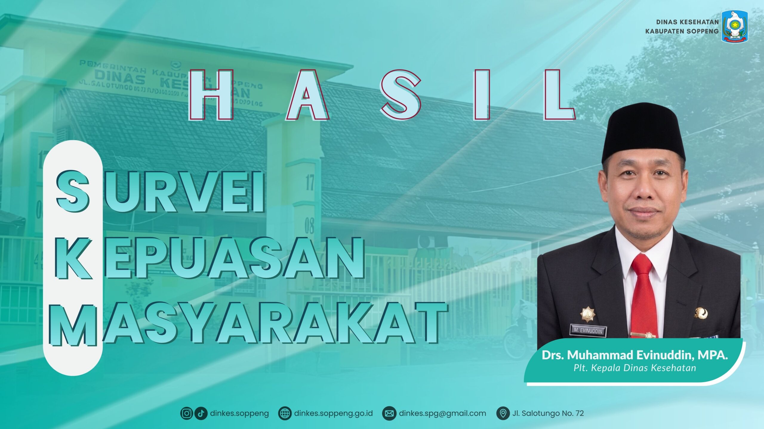 Dinas Kesehatan Soppeng Rilis Hasil Survei Kepuasan Masyarakat (SKM) Tahun 2025